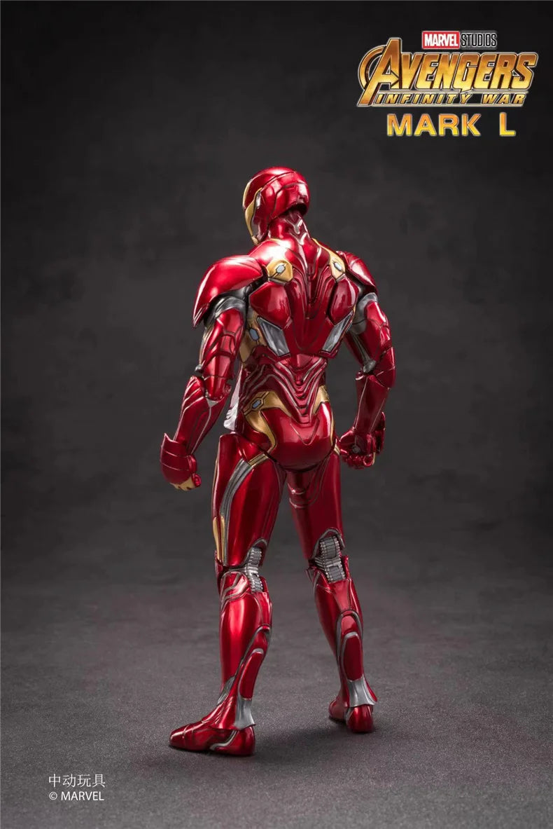 ZD Original Iron Man MK30 Blue Steel 1/10 Iron Patriot MK3 Marvel legends War Machine 10th Anniversary Action Figure Model Gift