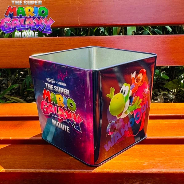 Hot Universal Super Mario Galaxy Movie Yoshi Popcorn Bucket Egg Hugging Collectible Snack Storage Drink Cup For Mario Fans
