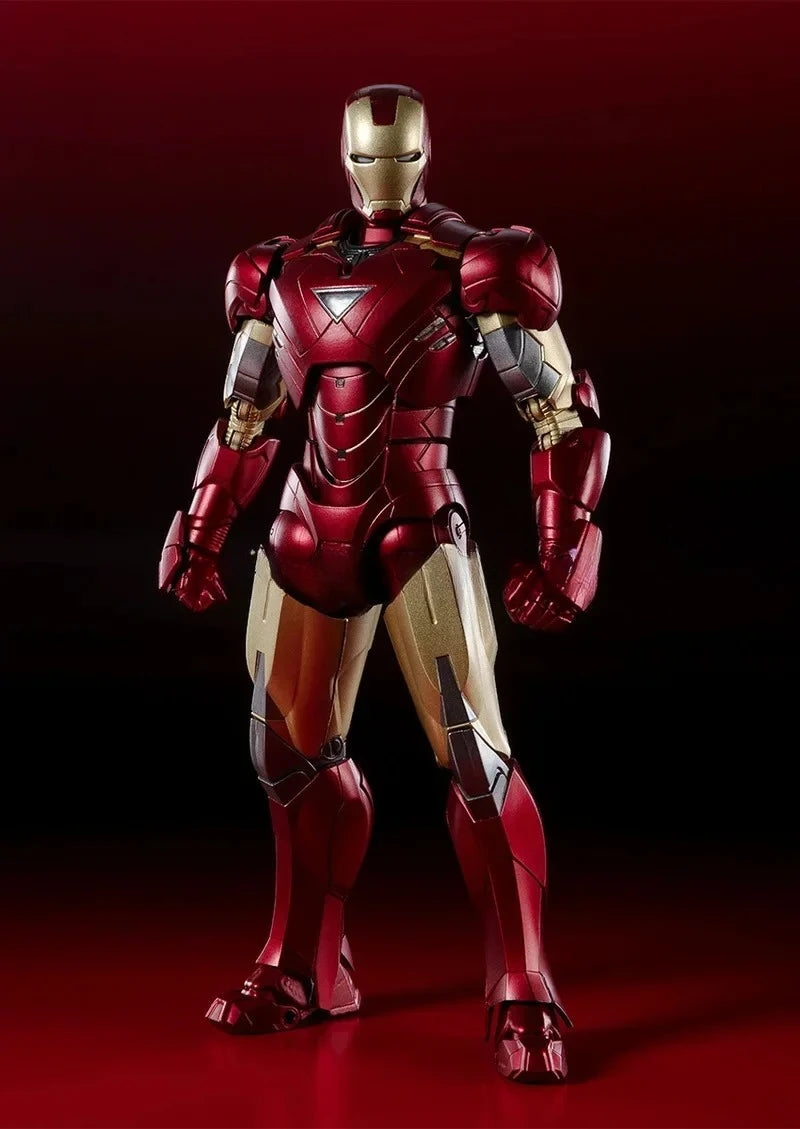 Bandai Shf Marvel Avengers Endgame Edition Captain America Iron Man Mk6 Thor Hulk Action Figure Anime Series