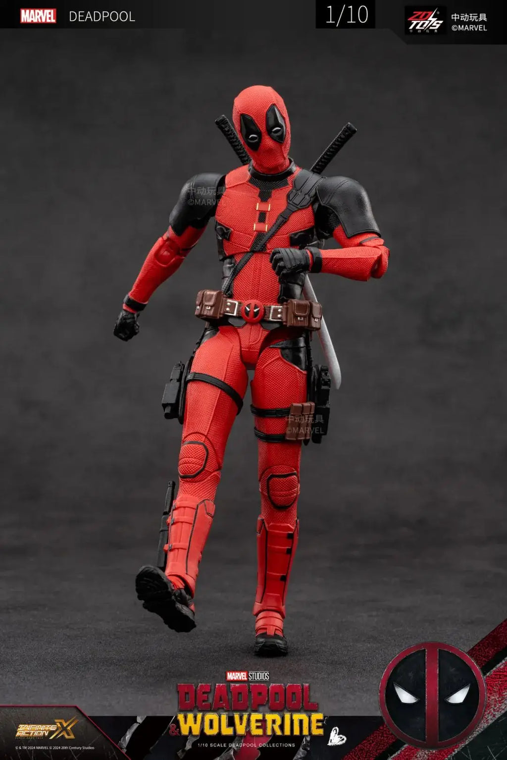 ZD Toys Deadpool & Wolverine Action figures Deadpool Boxed Wolverine Collection Adult Action Figures Kids Toy