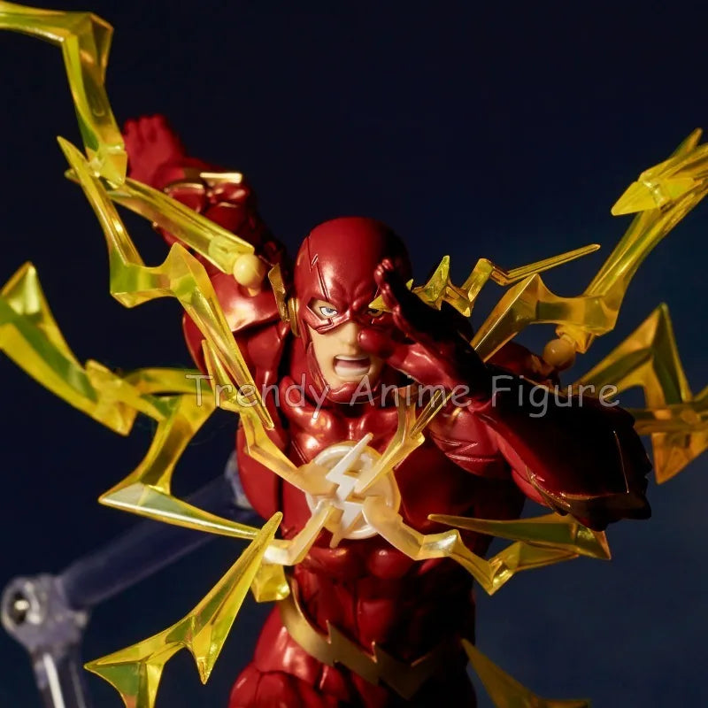 Revoltech Amazing Yamaguchi Flash Action Figure Movable 17cm Flashpoint Model Kaiyodo Flash Figures Toy Collection Holiday Gifts