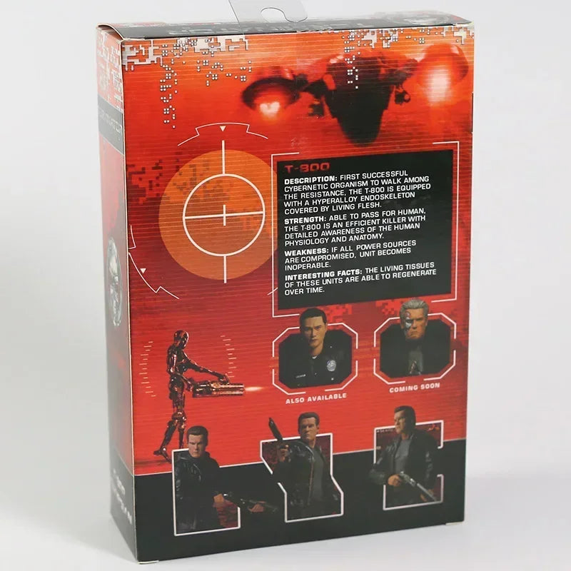 NECA Terminator Genisys T-800 Guardian Endoskeleton Joints Moveable Action Figure Model Toy