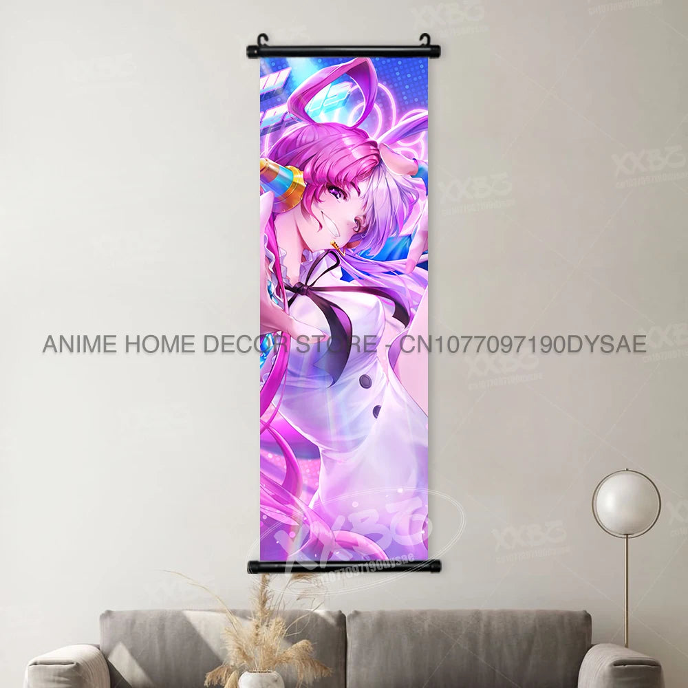 ONE PIECE Posters Anime Monkey D. Luffy Hanging Painting Yamato Scrolls Picture Nico Robin Home Decor Wallpaper Canvas Wall Art