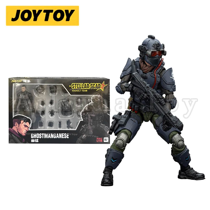 JOYTOY 1/18 Action Figure Dark Source Stellar Scar Assault Team Anime Military Model