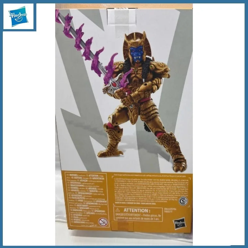 Hasbro Genuine Power Rangers Black Panger Mighty Morphin Goldar Action Figure Toys for Boys Girls Gift Collectible Ornaments