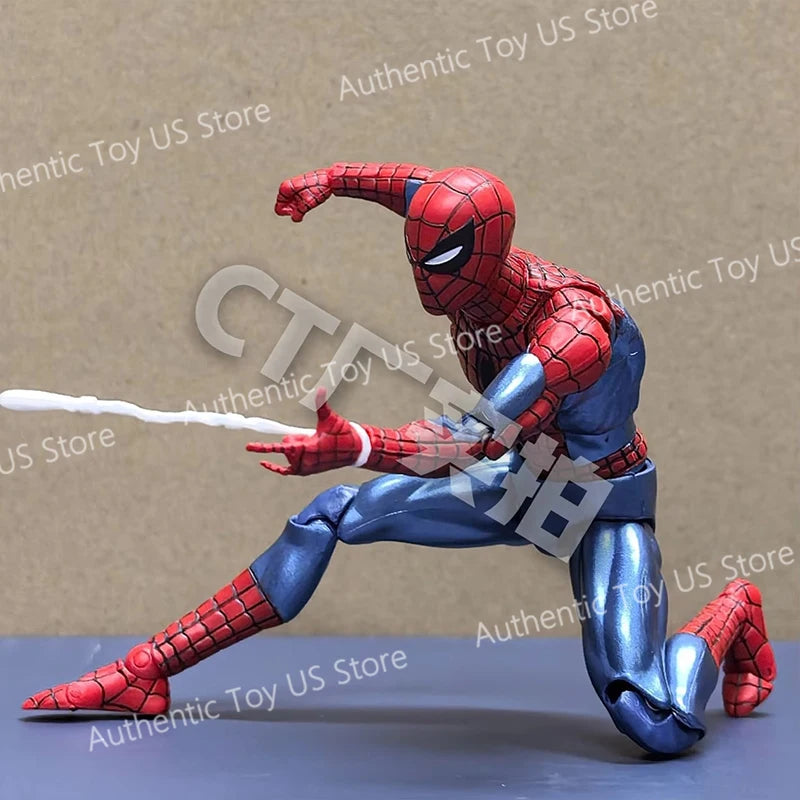 Ct Toys Spiderman Mafex 075 Figure The Anazing Spider-Man Comic Ver Mafex 185 Anime Action Figure Model Gifts Toys
