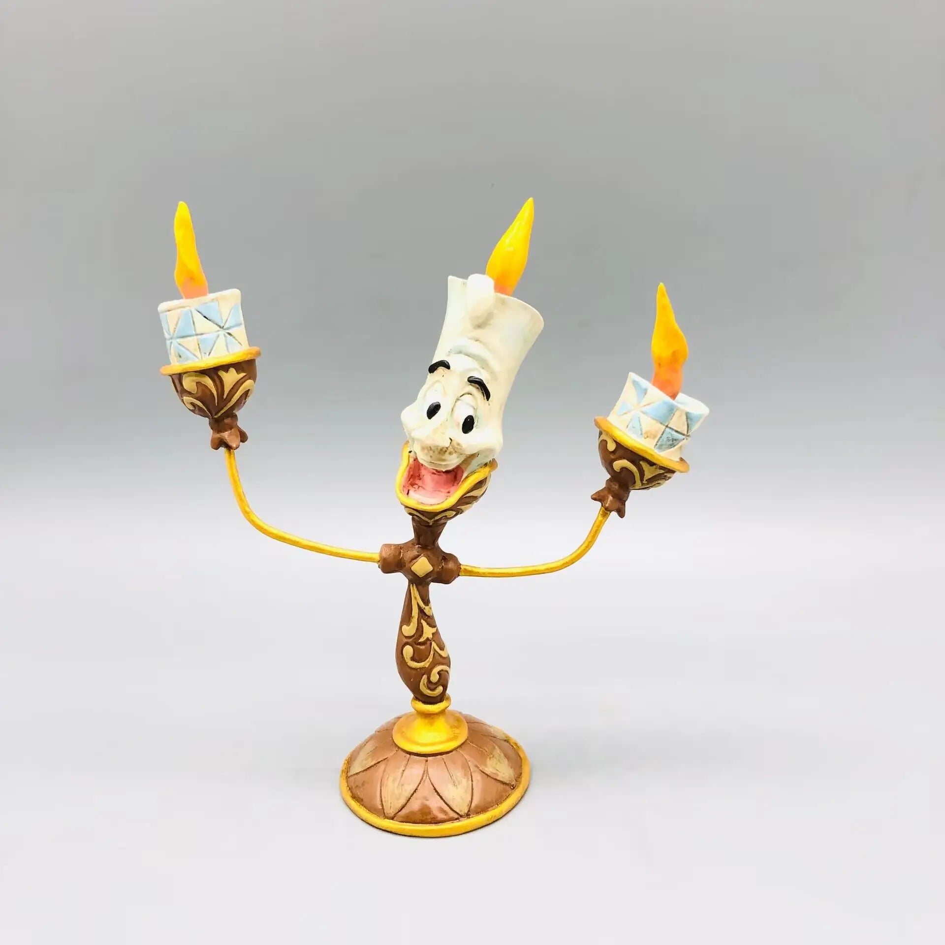 Disney Beauty And The Beast Cogsworth Mr Clock 24cm Action Figure Figurine Collection Decoration Toys Pvc Model Christmas Gifts