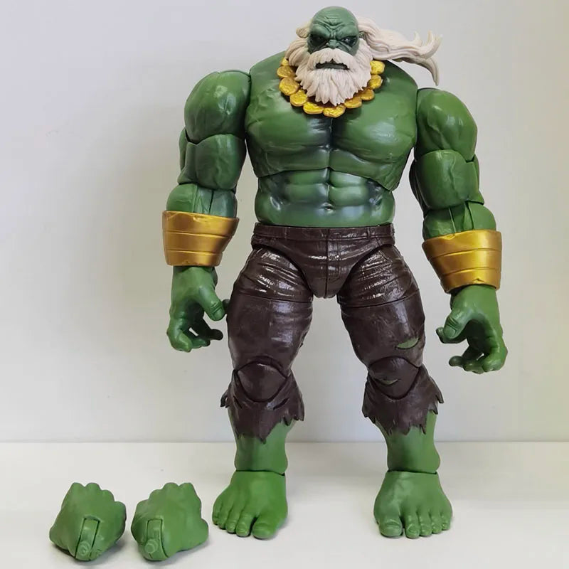 Hulk Figure Bruce Banner Action Figuras Movie The Avengers Maestro Figurine Model Ornament 20cm GK Statue Toys Gift for Kids