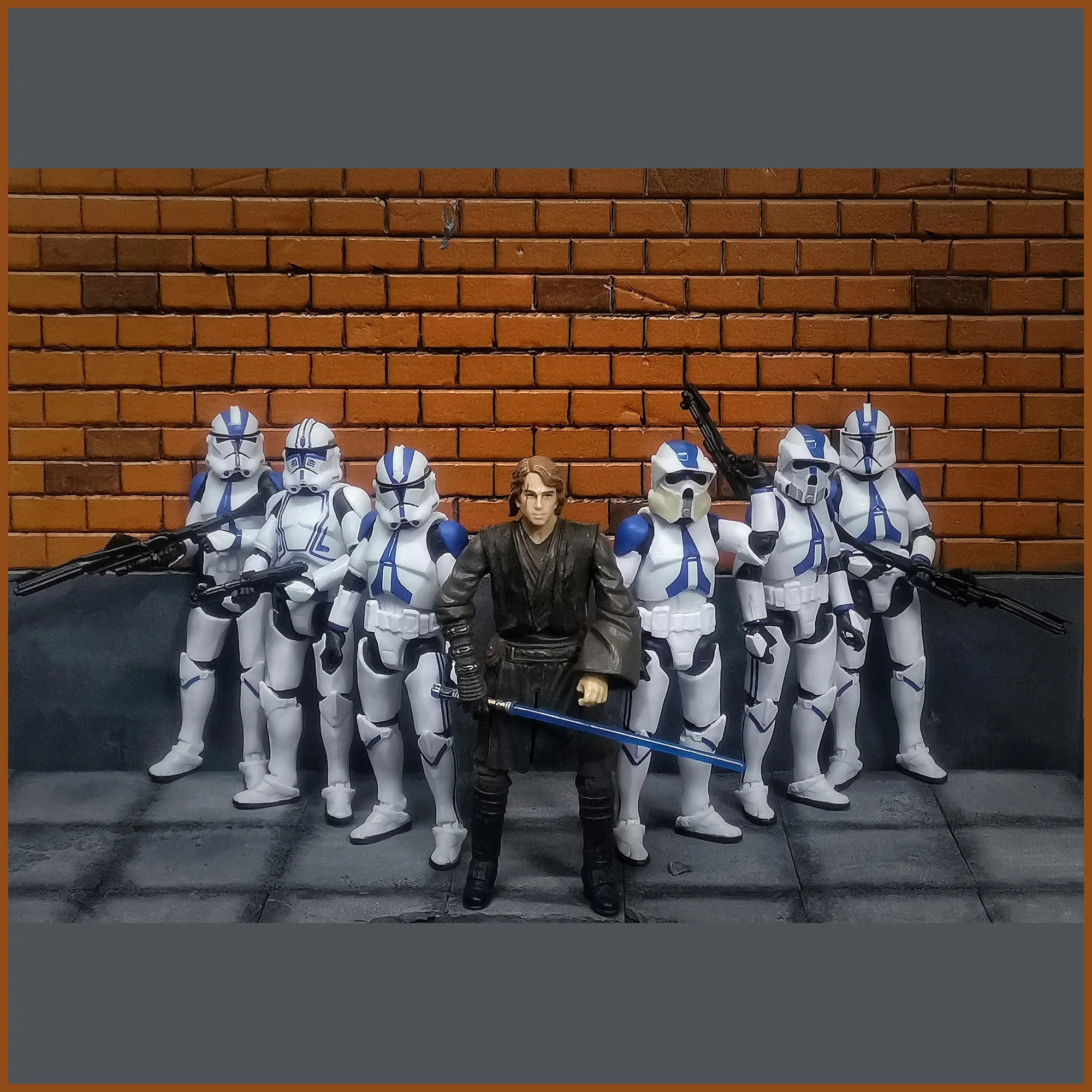 Star Wars 3.75 Inch Trooper 1/18 501st Legion Action Figure Hardcase REX Anakin Dogma Tup Toys Model Loose