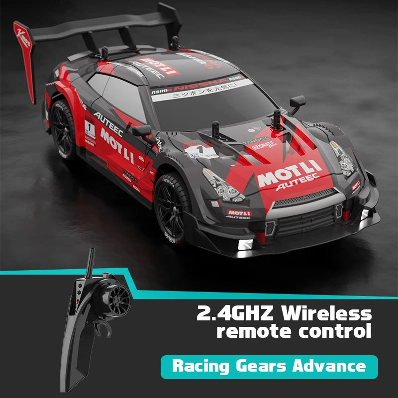 40KM/H Remote Control Car Rechargeabl Racing Drift Electric Graffiti RC Cars Birthday Toys for Boys