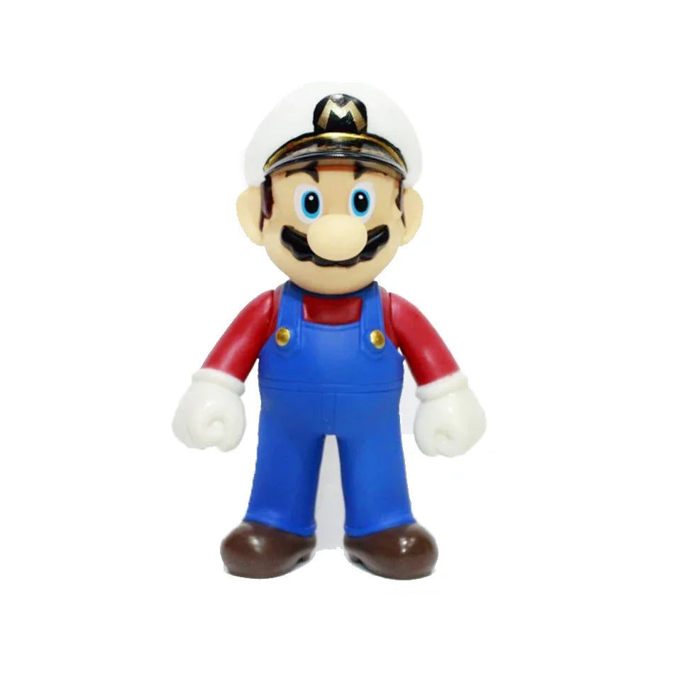 Super Mario Bros Cartoon Dolls Model Birthday Gift Anime Figures Luigi Yoshi Mario Creative Collectible Model Toys.*