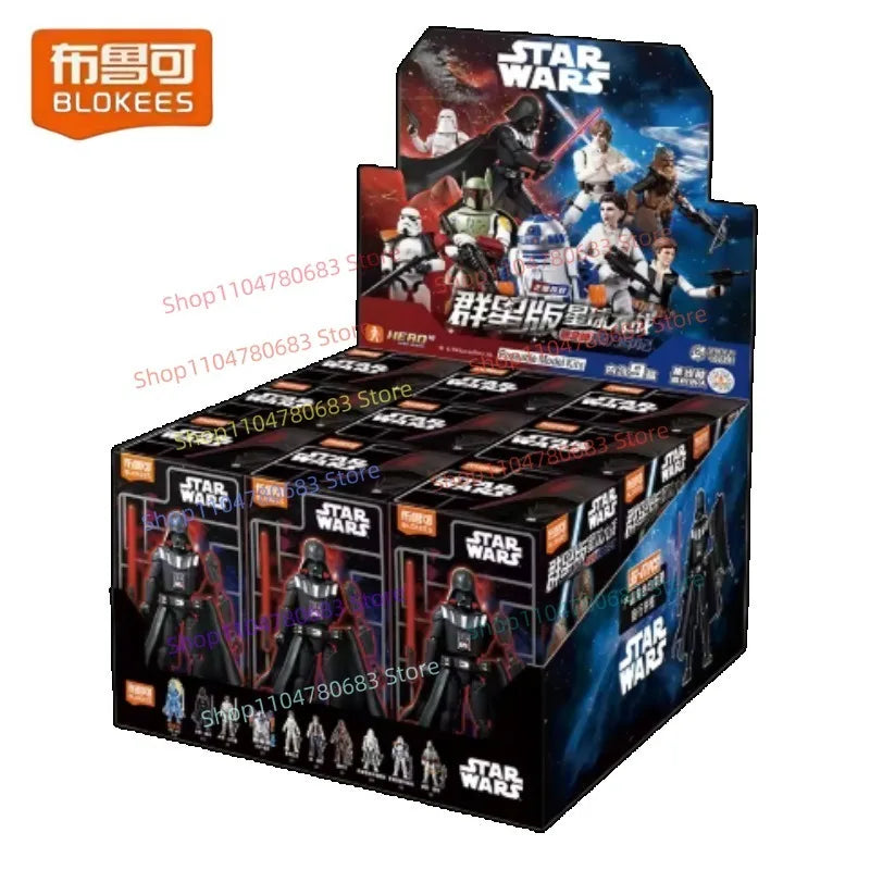 BLOKEES  Star Wars Version 2 DARTH VADER Stormtroopers Boba Fett Building Blocks Assembly Model Ornament Toy Action Figure Gift