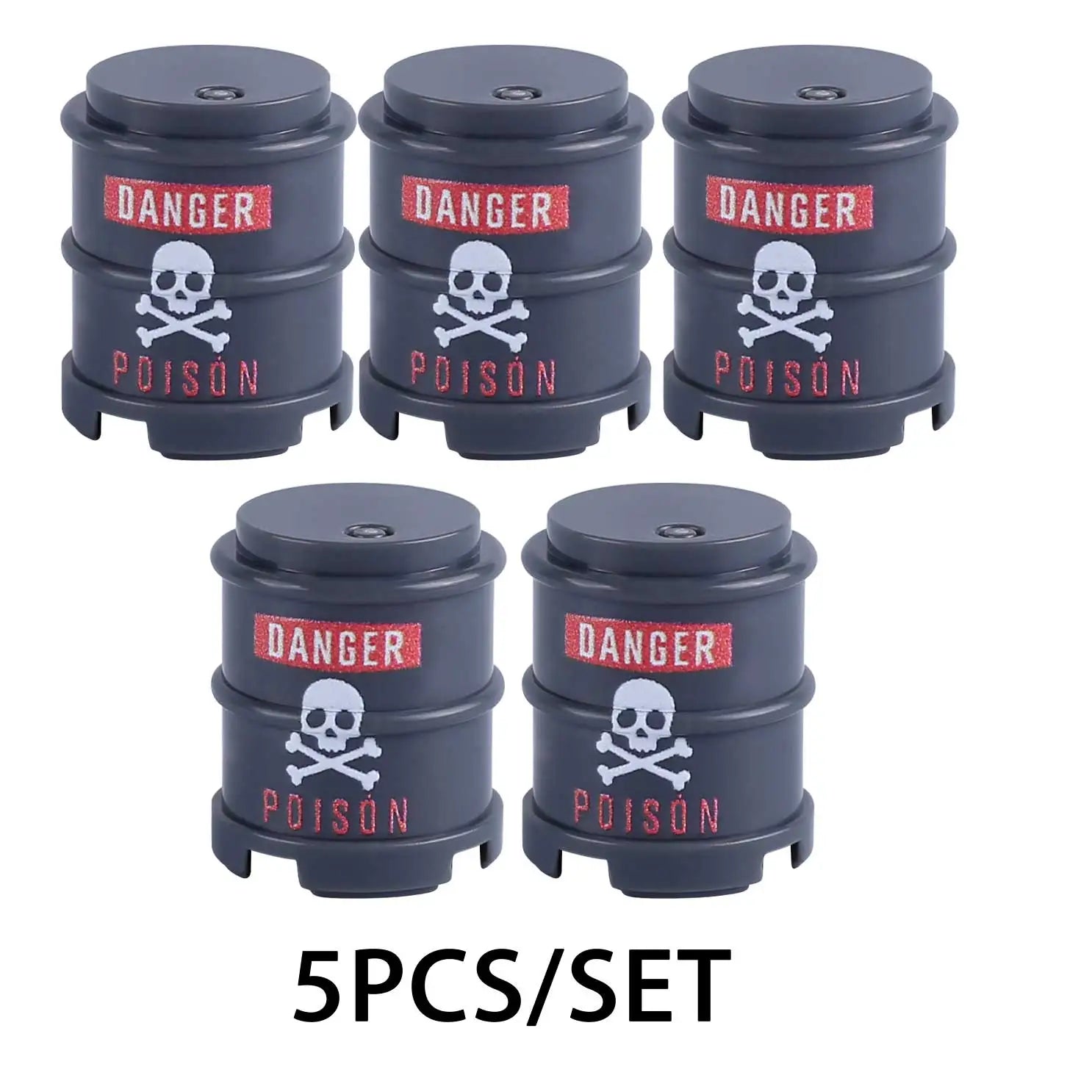 MOC WW2 Military Oil Drum Fuel Tank Printed Building Blocks Weapons Soldiers Accessories War Scene Accessories Bricks Toys Boys