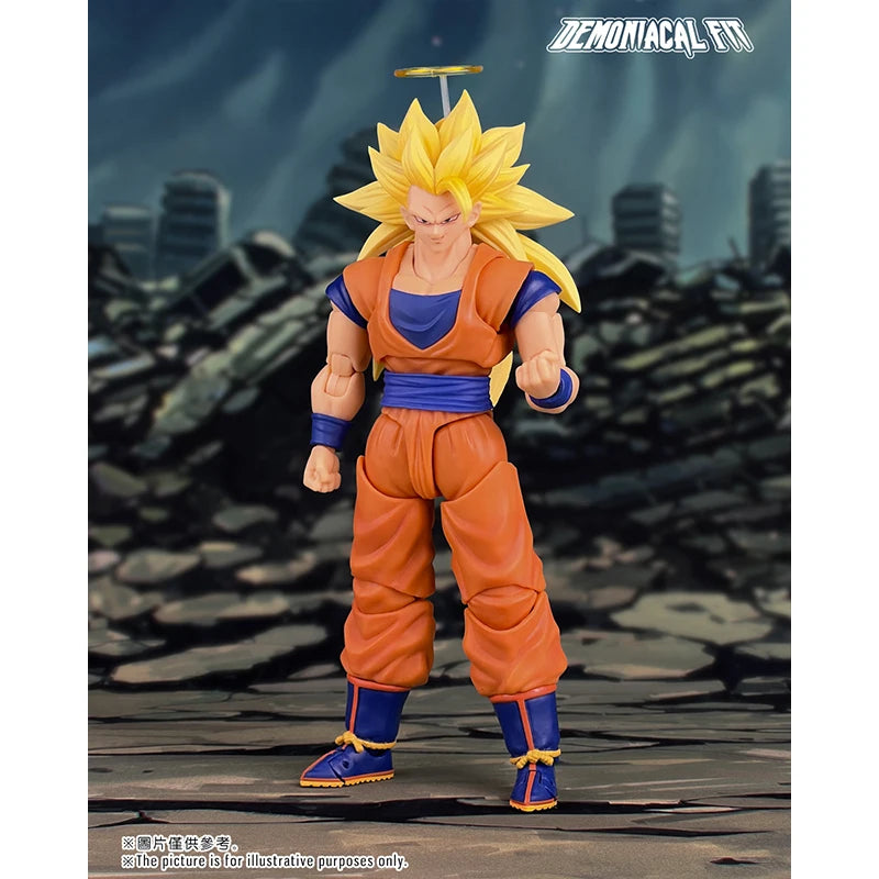 Demoniacal Fit Dragon Ball Super Saiyan 3 SSJ3 Son Goku Dragon Blaster Dragon Fist Burst Anime Action Figure Model Toys Gifts