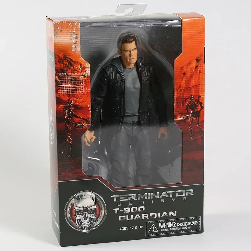 NECA Terminator Genisys T-800 Guardian Endoskeleton Joints Moveable Action Figure Model Toy