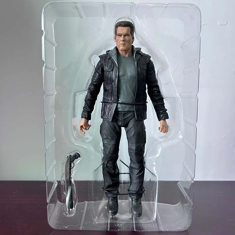NECA Figure Terminator 2 Judgment Day T800 Sarah Connor T-800 Arnold Schwarzenegger Commando Action Figure Model Collectible Toy
