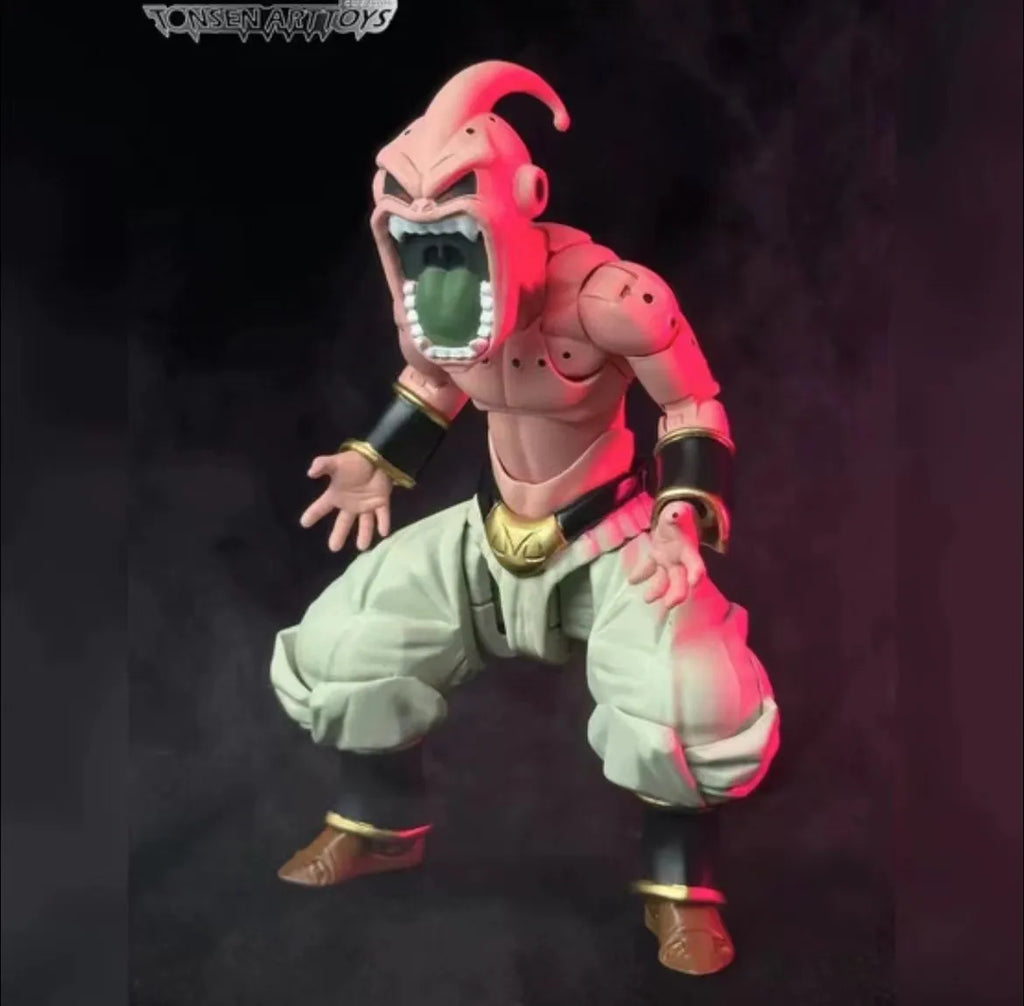 Genuine Dragon Ball Tonsenarttoys Custom S.H.Figuarts Shf Adolescent Malevolence Majin Buu Action Figures Model Birthday Gifts
