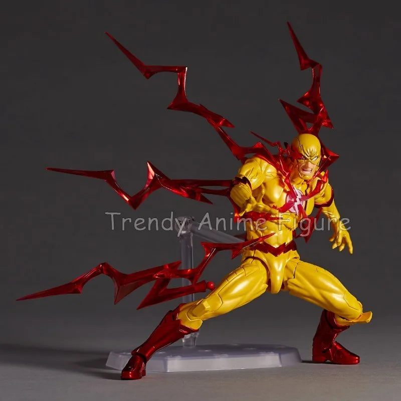 Revoltech Amazing Yamaguchi Flash Action Figure Movable 17cm Flashpoint Model Kaiyodo Flash Figures Toy Collection Holiday Gifts