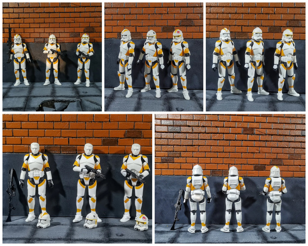 Star Wars 3.75 Inch Trooper 1/18 501st Legion Action Figure Hardcase REX Anakin Dogma Tup Toys Model Loose