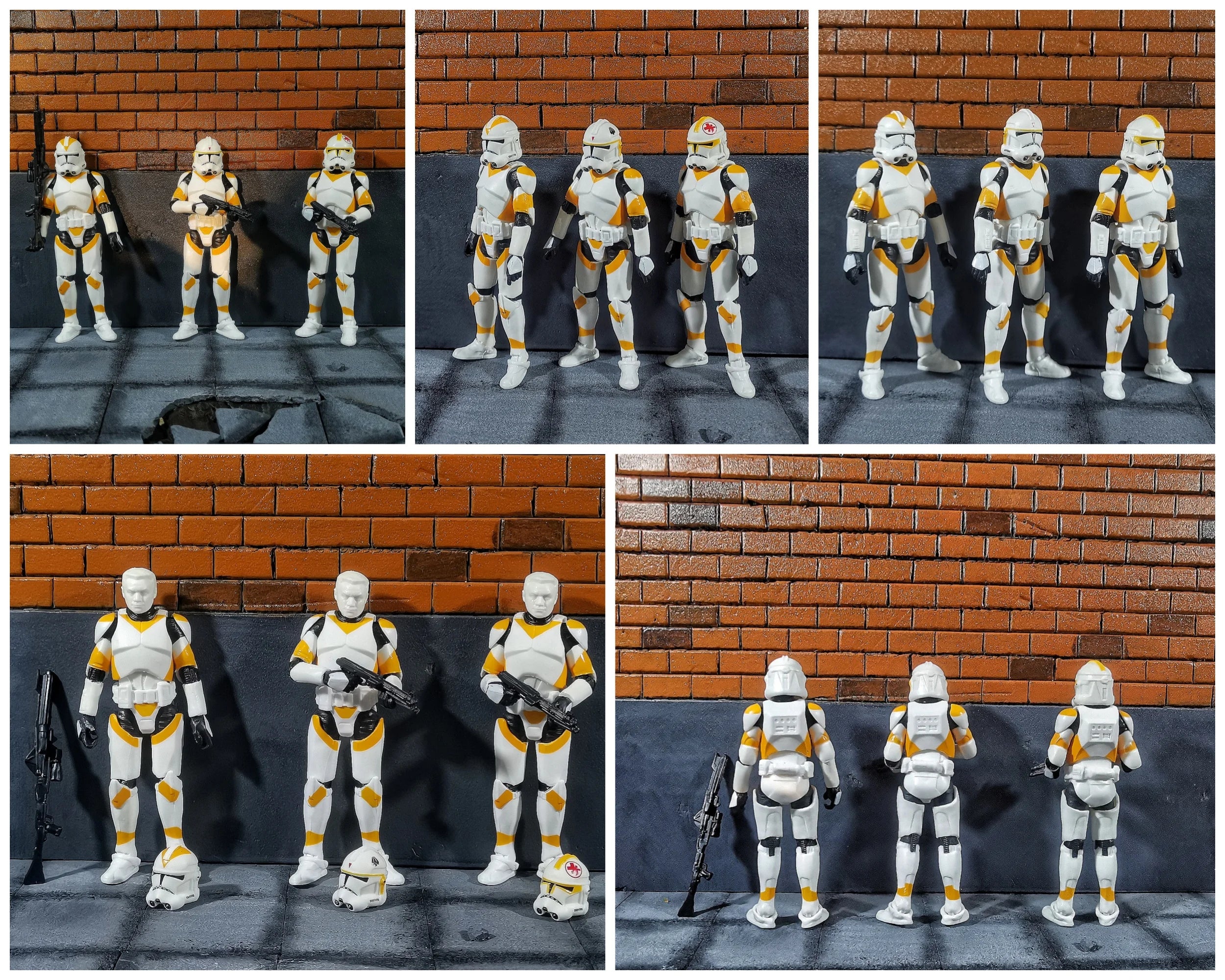 Star Wars 3.75 Inch Trooper 1/18 501st Legion Action Figure Hardcase REX Anakin Dogma Tup Toys Model Loose