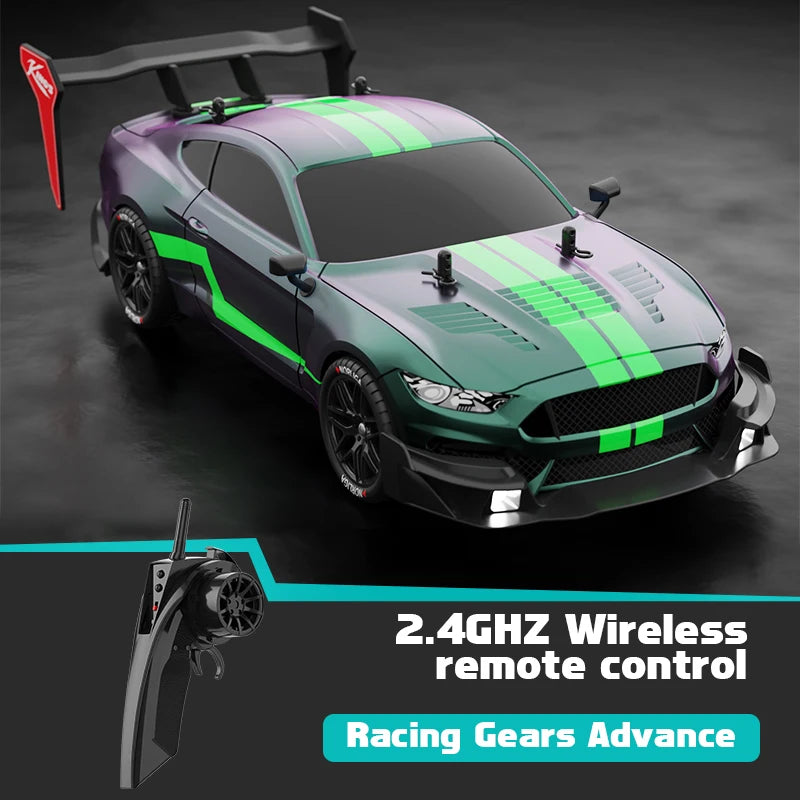 40KM/H Remote Control Car Rechargeabl Racing Drift Electric Graffiti RC Cars Birthday Toys for Boys