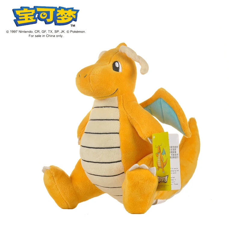 POKEMON Original Plush Toy Gengar Mimikyu Pikachu Charizard Genuine Kawaii Plush Doll Soft Cute Cartoon Piplup Toy for Kids Gift
