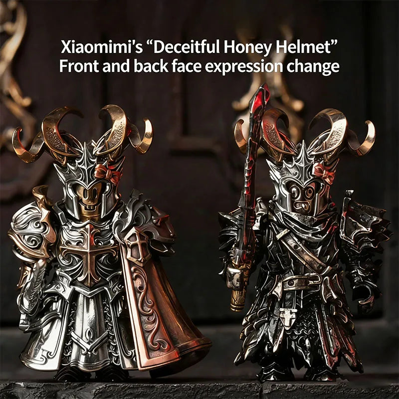 2026 Big Player Series Strange Helmet DIY Head Magnetic Detachable Metal Figurine Desktop Decoration Cultural Creative Souvenir