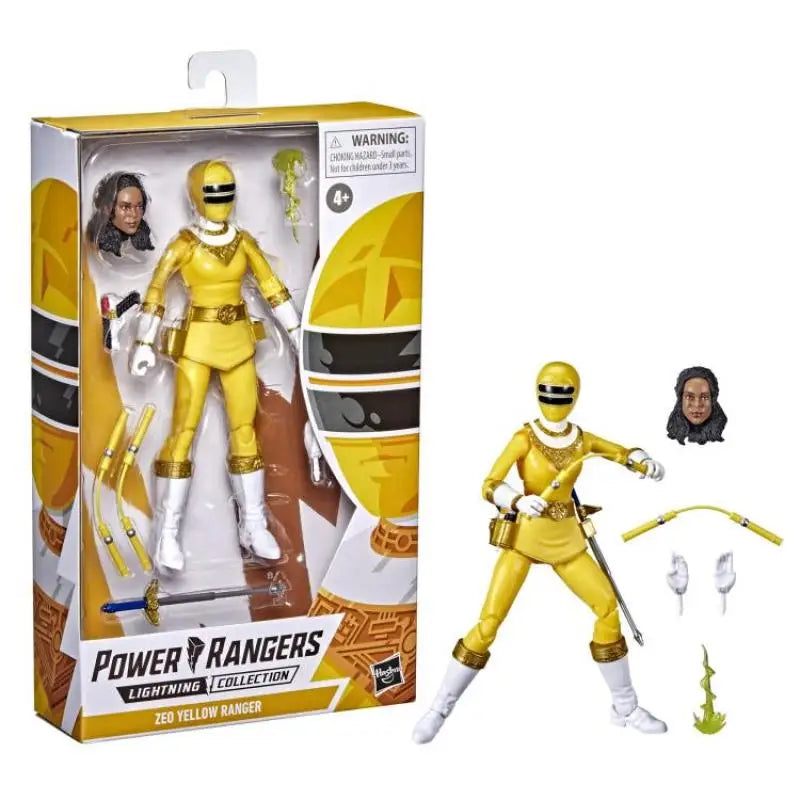 Power Rangers Lightning Collection Zeo Yellow Ranger in Space Phantom Ranger Pink Ranger Dino Charge Green Ranger Action Figures