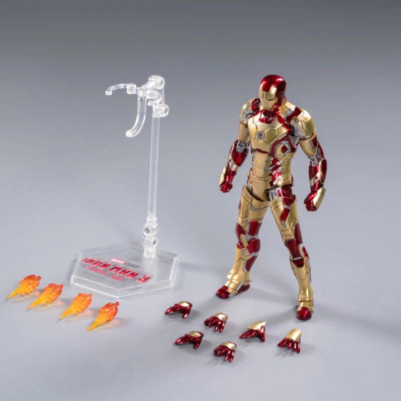 ZD Original Iron Man MK30 Blue Steel 1/10 Iron Patriot MK3 Marvel legends War Machine 10th Anniversary Action Figure Model Gift