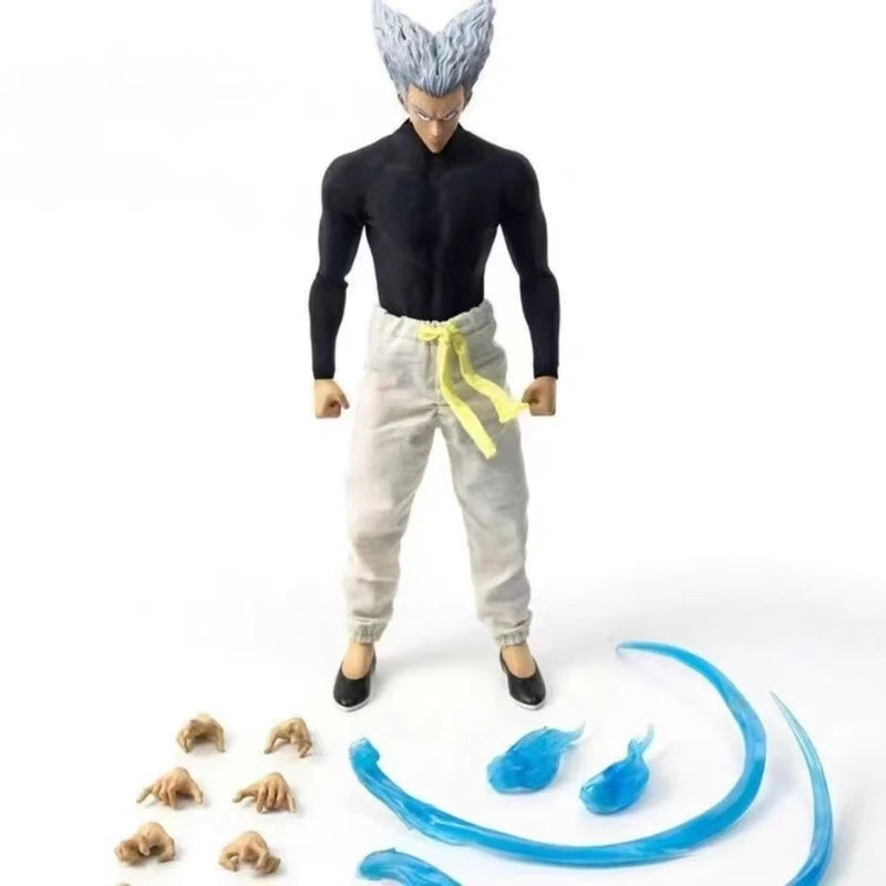 HREEZERO 3A One Punch Man Hungry Wolf 1/6 Moving Soldier Doll 3A Moving Character Model Figure