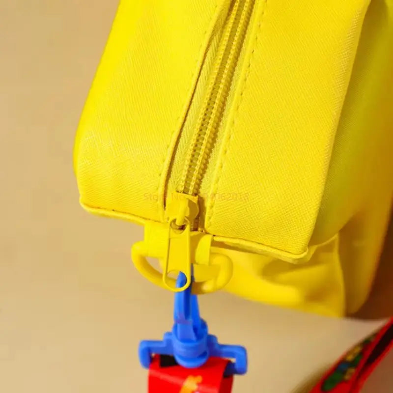 Super Mario Yellow Big Eye Star Backpack Girl Fashion Bag Student Crossbody Bag Anime Peripheral Backpack Birthday Gift
