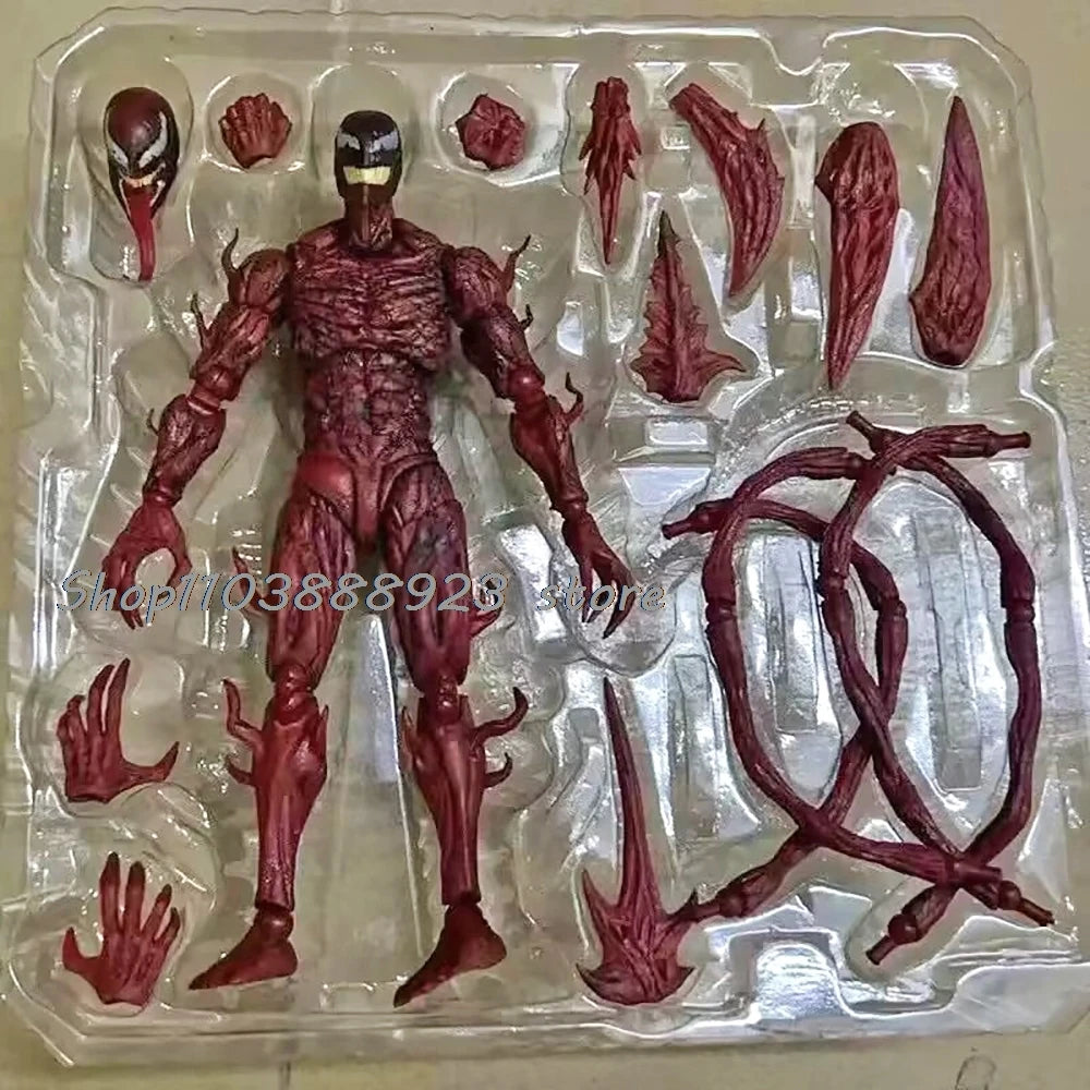 SHF VENOM CARNAGE Figure Movie LET THERE BE Venom CARNAGE Figure Models Anime Toys Birthday Gifts