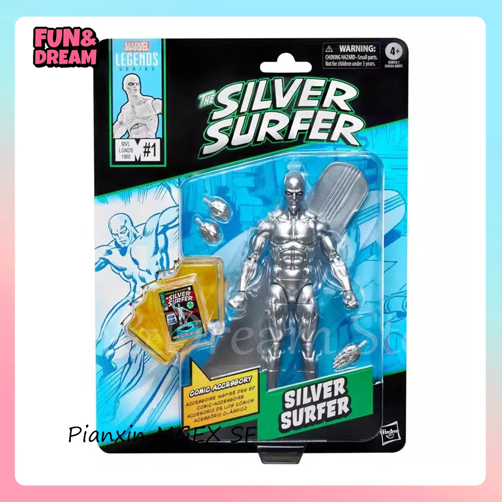 Silver Surfer Anime Figure Norrin Radd Action Figure 6inch New Fantastic Four Children Toys Decoration Birthday Gift for kid toy