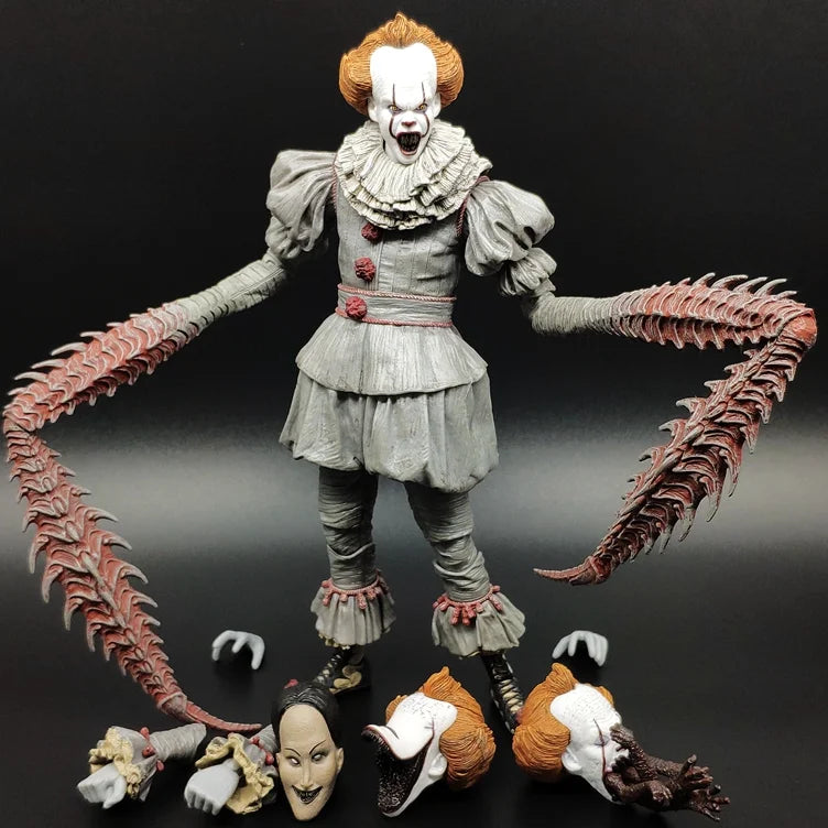 Neca Pennywise Joker Figure Stephen King'S It Pennywise Joker Clown Model Halloween Horror Toy Christmas Collect Hobbies Gifts
