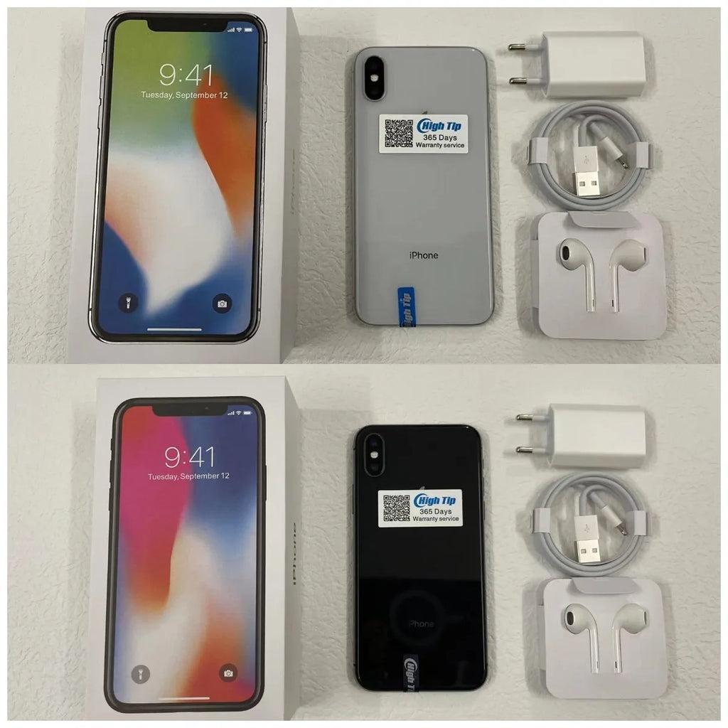 Original Unlocked Apple iPhone X Face ID 64GB/256GB ROM 5.8" 3GB RAM 12MP Hexa Core iOS A11 Dual Back Camera 4G LTE Mobile phone