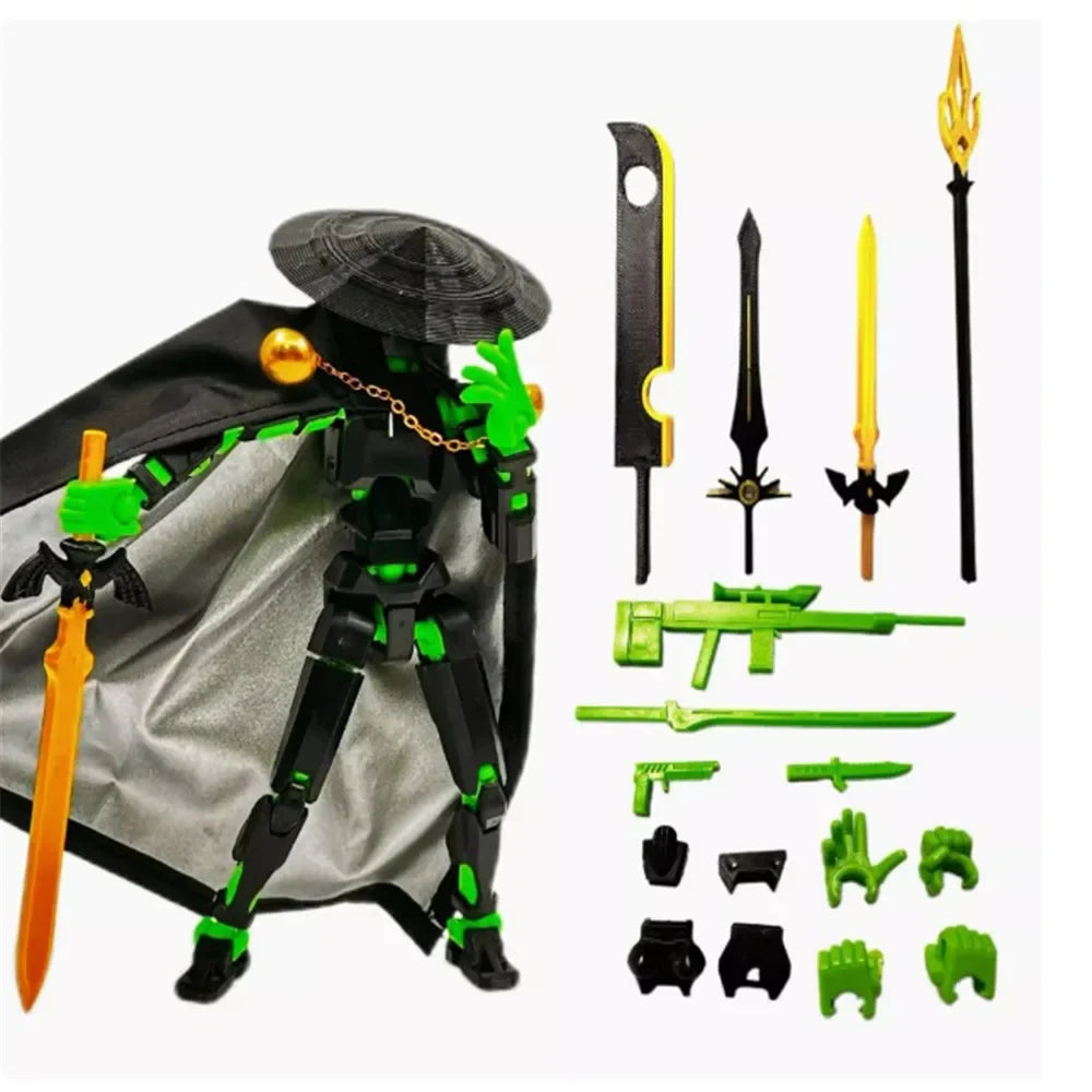 New Death/Swordsman/Wukong Titan 13 Action Figures Multi-Jointed Movable Lucky 13 Action Figure Nova 13 Action Figure Dummy