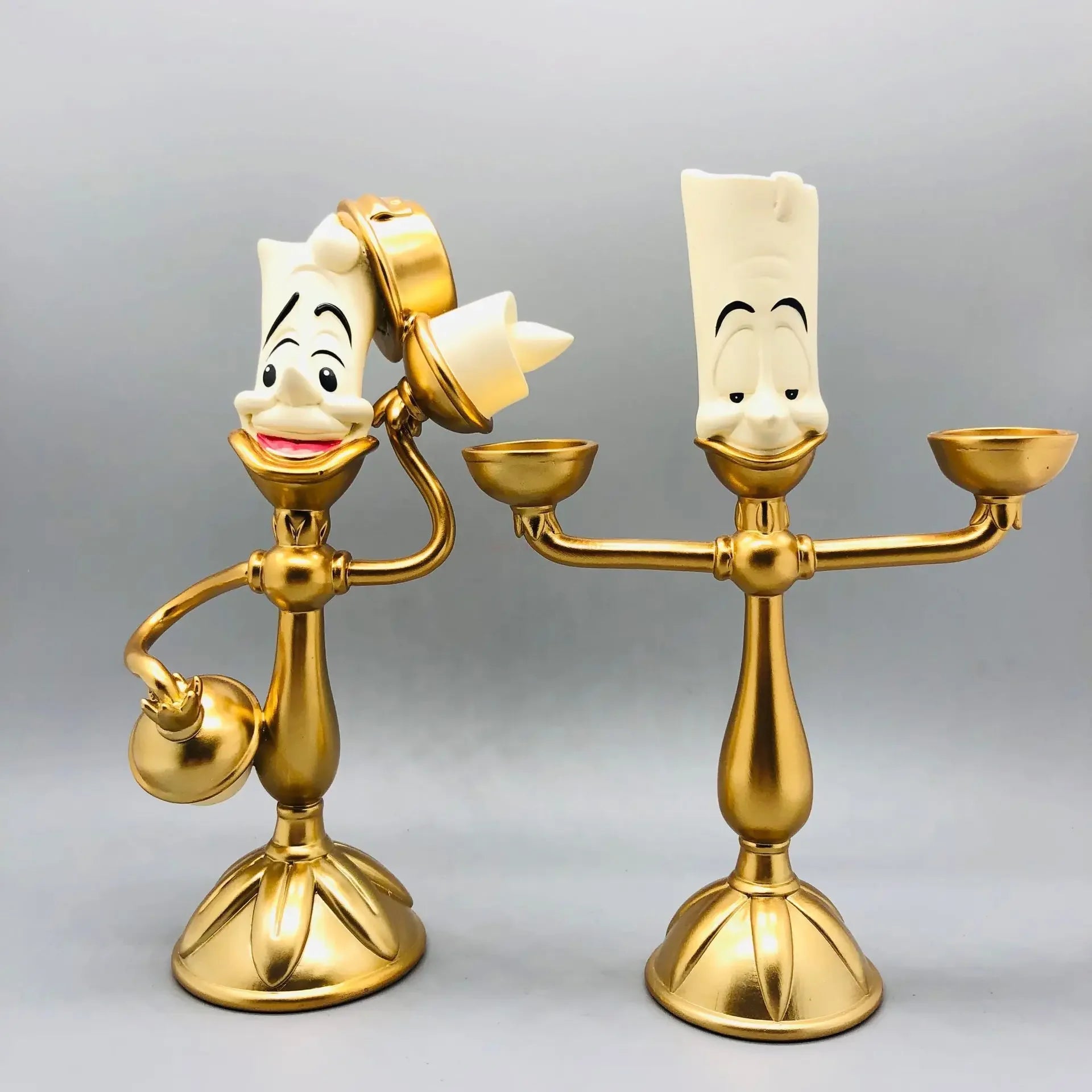 Disney Beauty And The Beast Cogsworth Mr Clock 24cm Action Figure Figurine Collection Decoration Toys Pvc Model Christmas Gifts