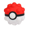 Pokemon Decompression Toys 6styles Cute Poke Ball Pinching Chronic Rebound Toys Small Unzip Ball Portable Play Children Gifts