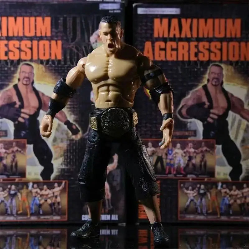 In-Stock Wrestlemania Wrestler Wwe John Cena The Undertaker Figures Toy Rey Mysterio Action Figures Pvc Statue Model Boys Gifts