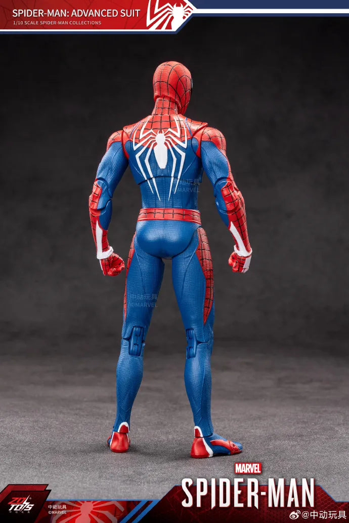 Marvel Avengers Spider-Man Speed Suit Action Figure Toy Display Case Poseable Model Figurine Collectible Birthday Gift