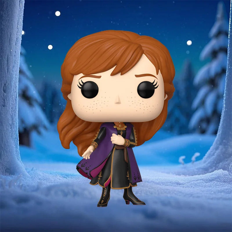 Frozen Series Elsa Action Figures Funko Pop Anime Disney Anna Olaf Figure Collectible Decoration Limited Edition Model Gifts
