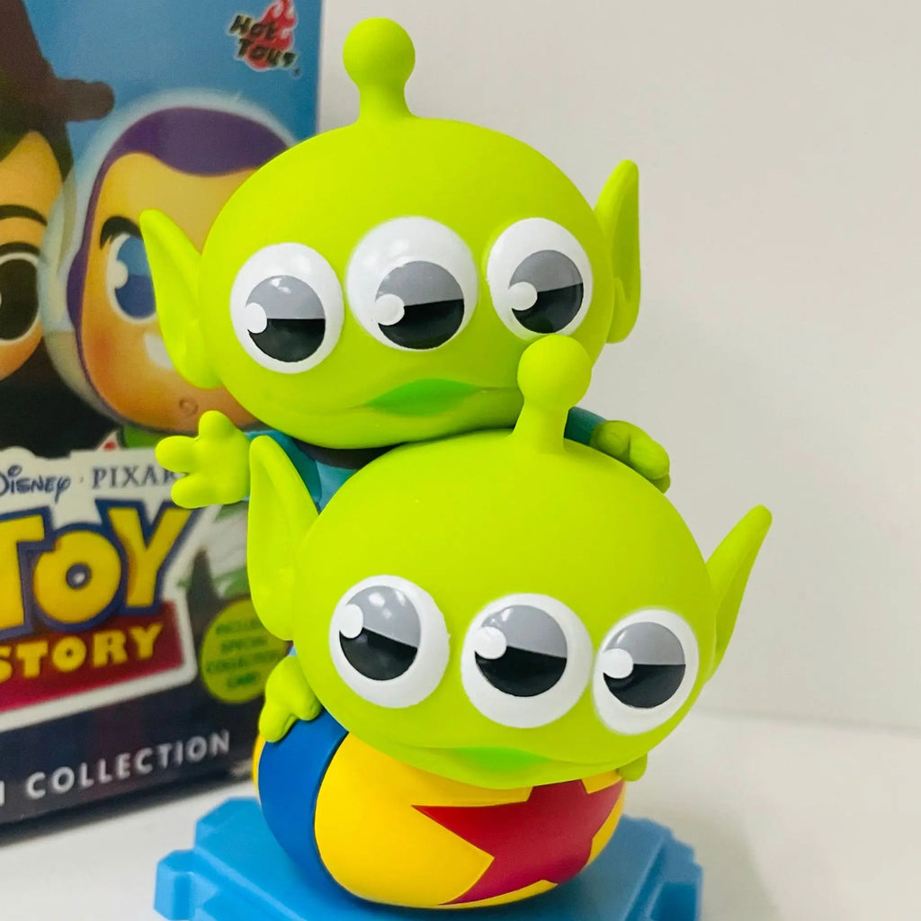 Disneys Cartoon Toy Story Alien Hamburger Statue Creative Three Eyes Alien Action Figure Fashion Brand Pvc Collection Model Gift