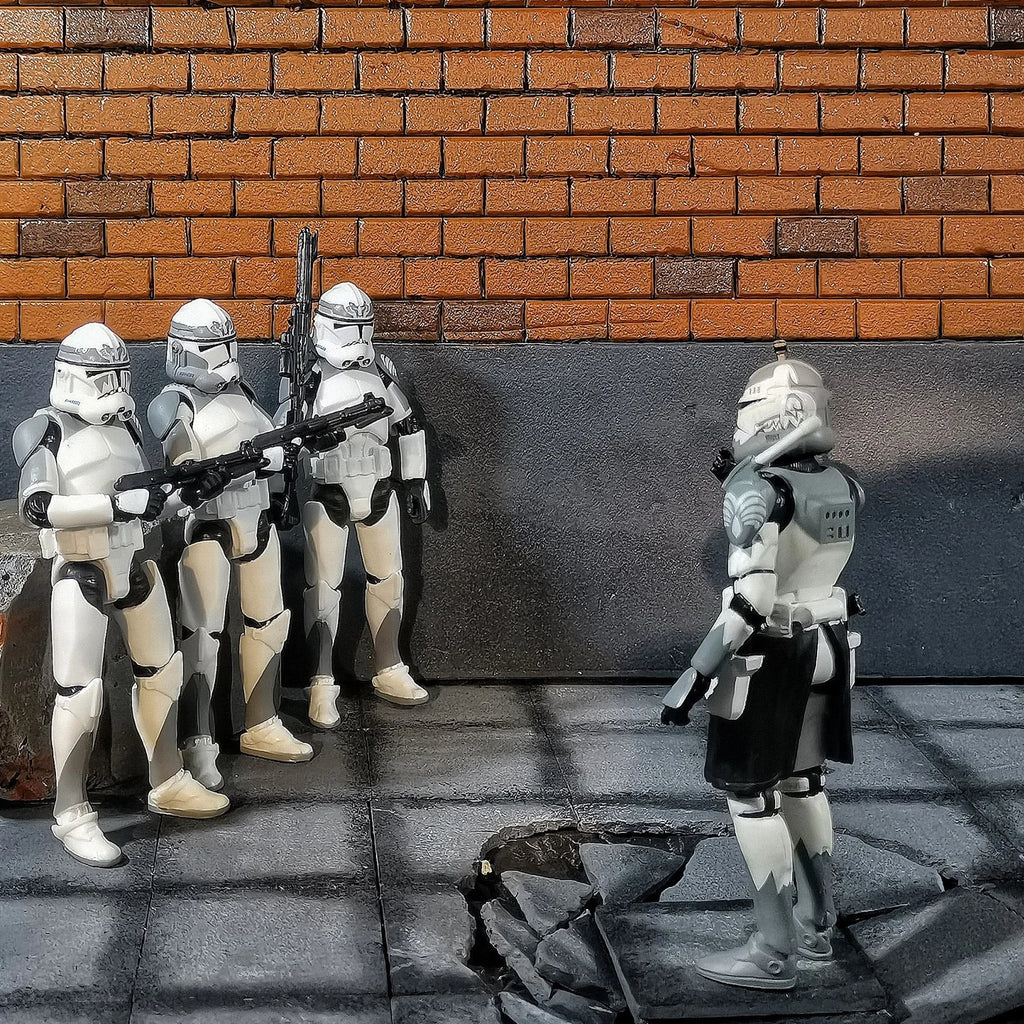 Star Wars 3.75 Inch Trooper 1/18 501st Legion Action Figure Hardcase REX Anakin Dogma Tup Toys Model Loose