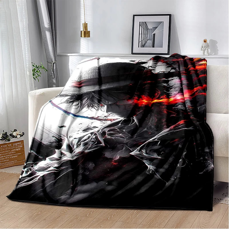 One Piece Luffy & Crew 2026 Flannel Blanket 3D Print Soft Warm Anime Characters Throw Blanket Lightweight Cozy Bedding for Fans