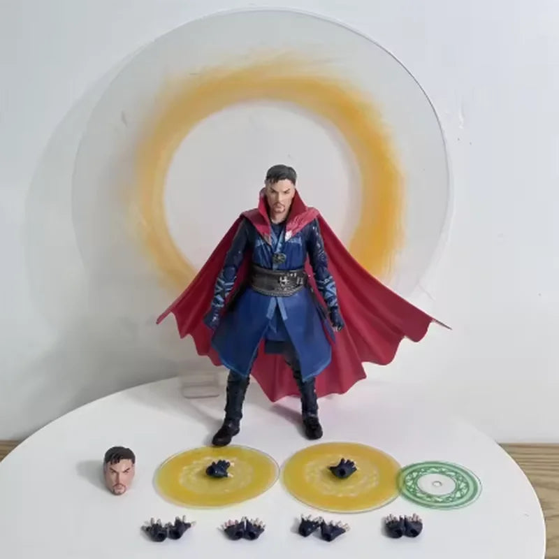 SHF Infinity War Dr Strange Action Figure Desktop Model Ornaments Toys Room decoration Collection Children Birthday Gifts