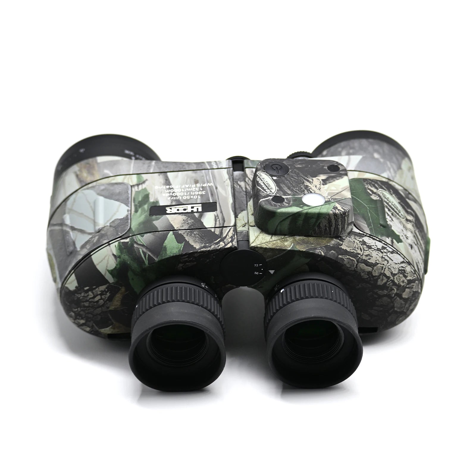 IPX7 Telescope Binoculars 10x50 Professional Powerful Binoculars with Internal Rangefinder Compass Waterproof for Surviva