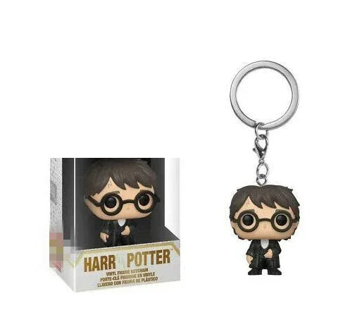 Funko POP Keychain Hermione Series Ginny Ron Hedwig Snape Fawkes Dementor Luna Pocket Pop Key Ring Chain Toy