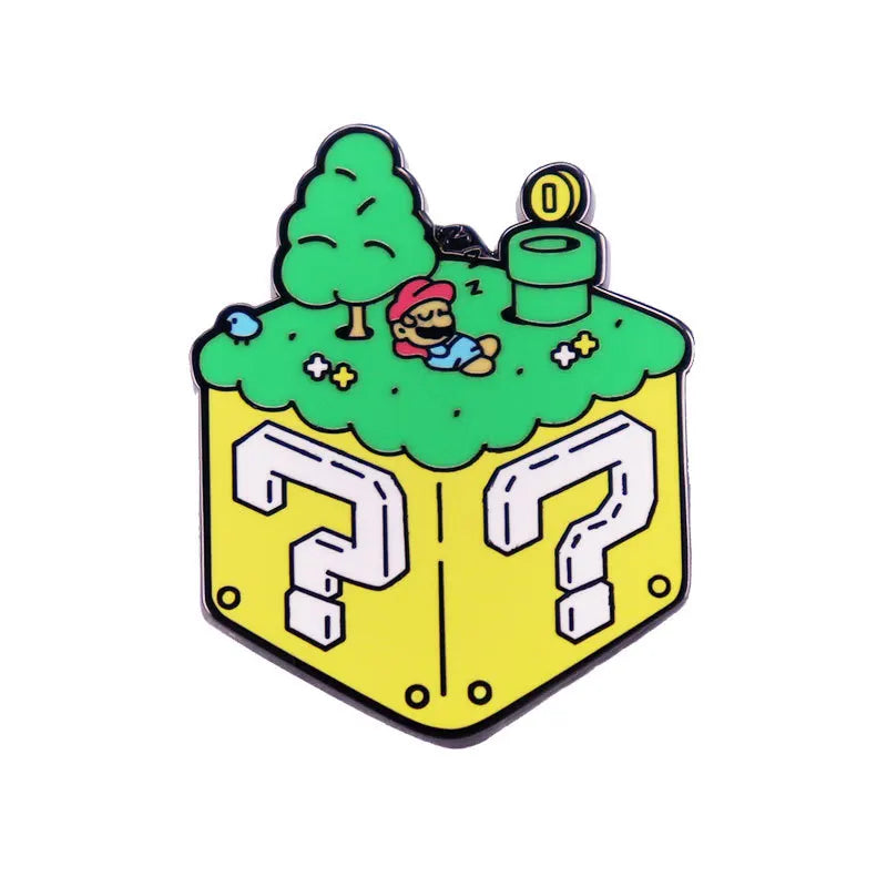 Anime Super Mario Enamel Pin Lapel Pins for Backpacks Brooches Badges Fashion Brooch for Clothes Jewelry Gifts Friends