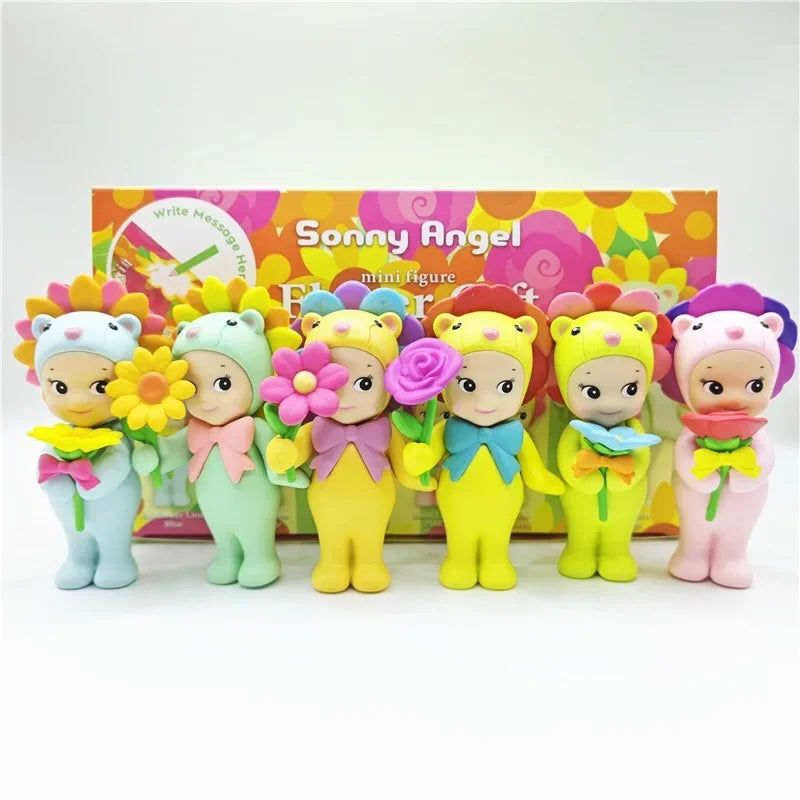 Sonny Angel Winter Wonderland Series Cute Anime Figure Dolls Christmas Tree Ornaments Collectible Toys for Kids Fans Gift 2024