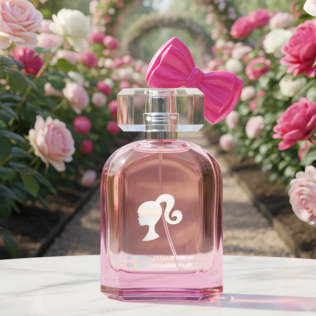 MINISO Barbie Pink Floral Eau De Parfum for Women 50ml/1.69oz 75ml/2.54oz - Fragrance Gift for Daughters Or Girlfriends